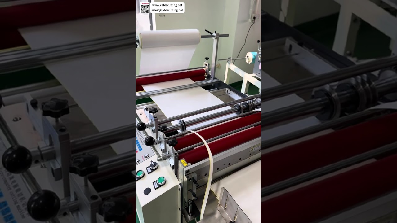 Sticker Lamination Slitting Edge Trimming Cut To Sheet All In One Output Roll Process Tool