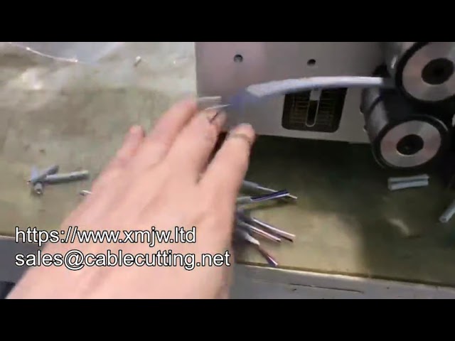 WPM 360: Mesin Pemotong, Pengupas, dan Pelintir Kawat Otomatis Presisi Tinggi untuk Kabel Ponsel (1-999999mm) - JINGWEI