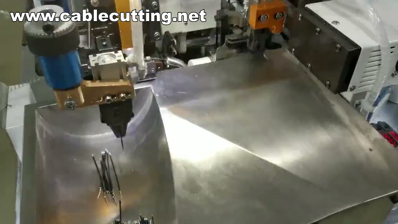 Mesin Crimping Terminal Otomatis & Pengupas Kawat Dua Ujung | Efisien untuk Perakitan