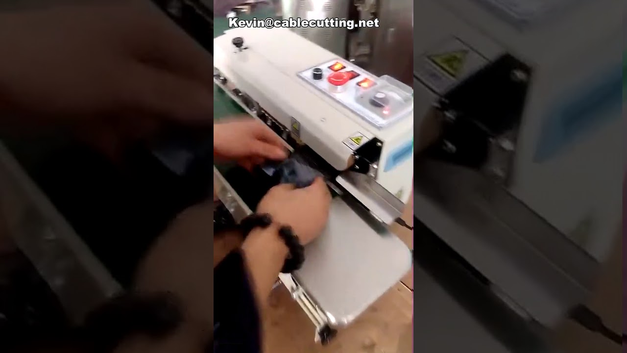 Mesin Penyegel Otomatis Kontinu untuk Kantung Makanan: Aluminium Foil, PVC, Kertas - Sealer Kemasan Film