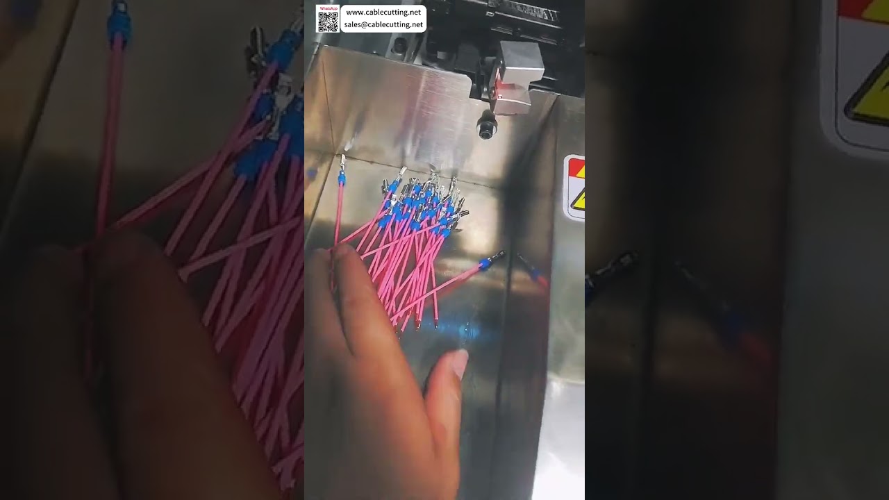 Mesin Crimper Segel Kedap Air Otomatis untuk Kawat Lunak – Kupas & Crimp Harness Kendaraan