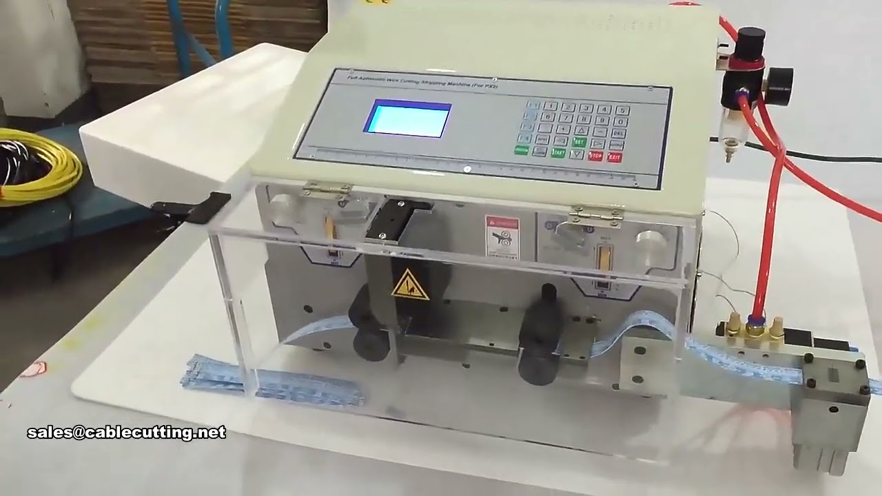 Mesin Kupas Kawat Otomatis dengan Sistem Pengaturan & Distribusi Kabel Elektronik