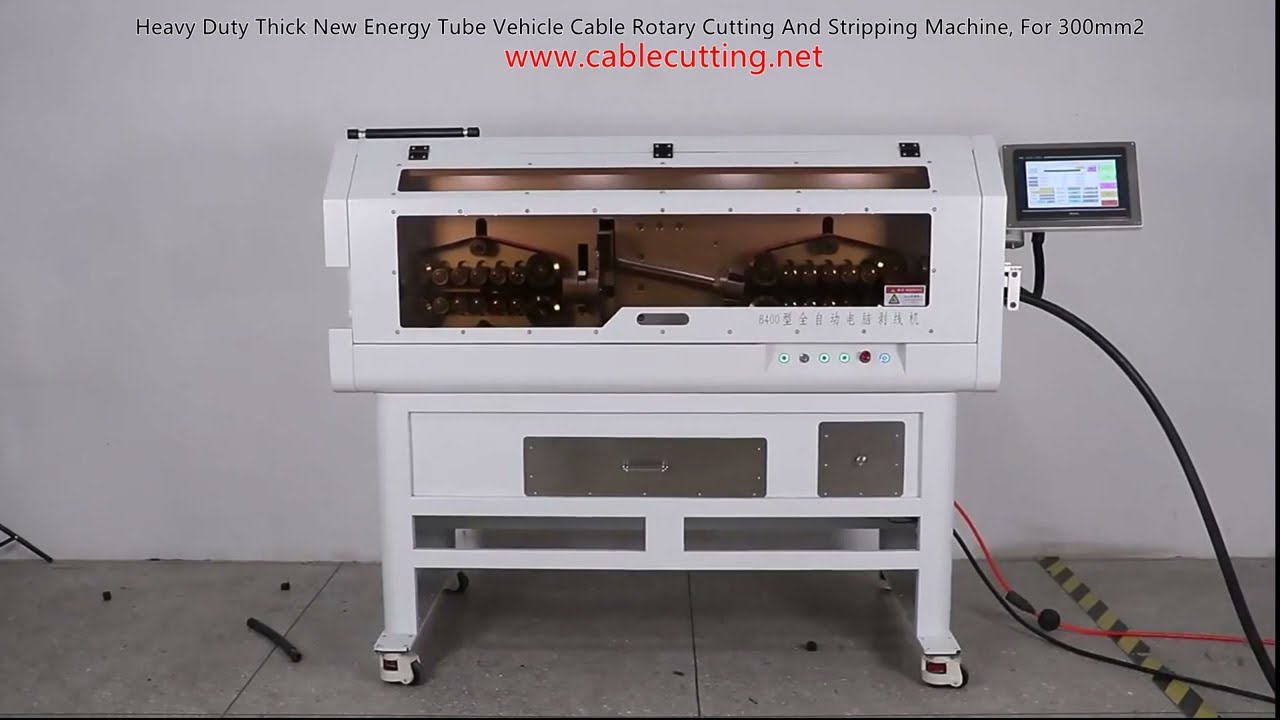 Mesin Potong & Kupas Rotary Tugas Berat untuk Kabel Kendaraan Energi Baru Tebal hingga 300mm2