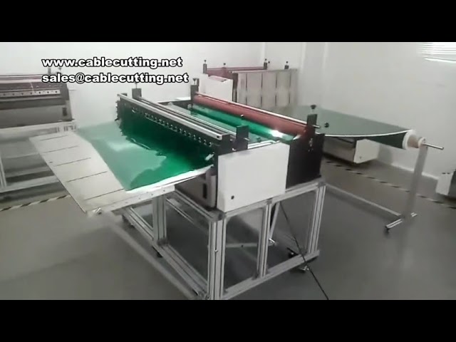 Mesin Pemotong Film Plastik Otomatis | Mesin Potong Lembaran PVC dan Cross Cutting