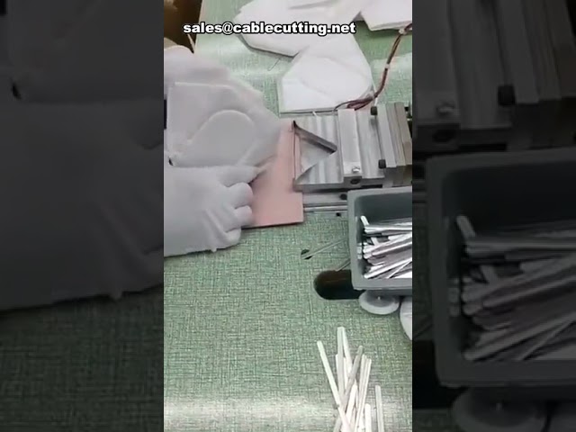 Mesin Las Jembatan Hidung Otomatis untuk Masker N95 Cup & Las Klip Hidung - Efisien & Presisi