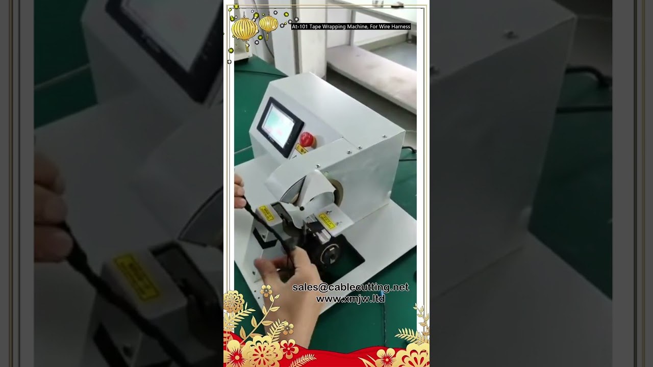 Mesin Pembungkus Tape Otomatis untuk Wire Harness