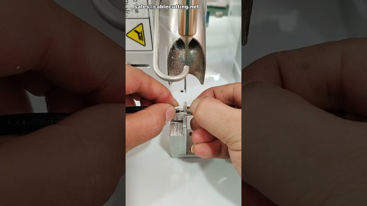 Mesin Solder Semi Otomatis untuk Mengelas DC Jack dengan Perbedaan Ketinggian #mesin #pabrik