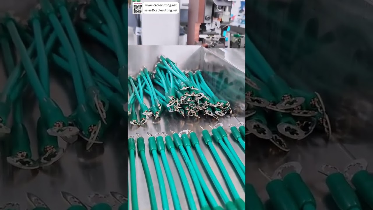 Mesin Crimping Terminal Kepala Ganda & Pemasangan Housing Otomatis untuk Wiring Harness