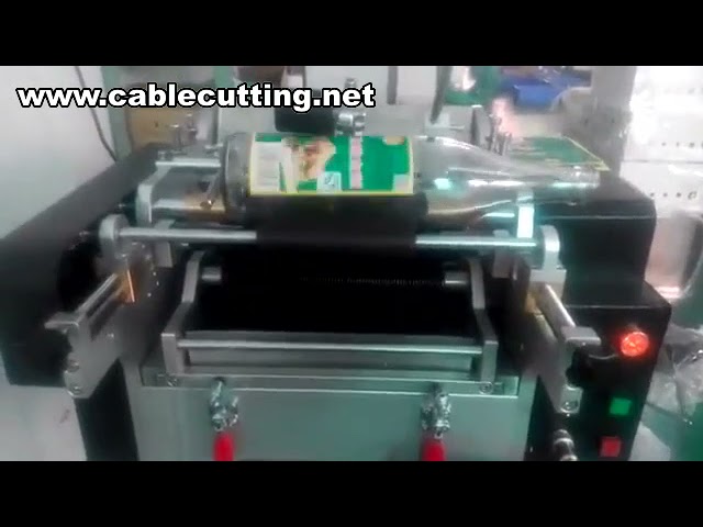 Mesin Pelabelan Lem Basah Manual untuk Botol & Toples Bulat | Label Kertas