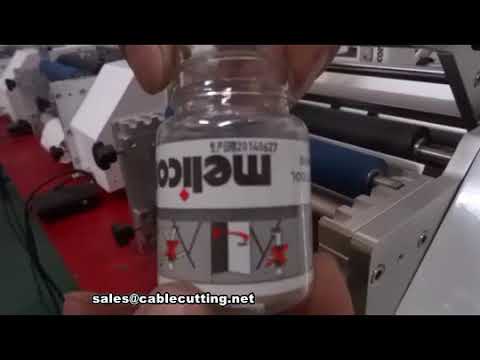 Mesin Pelabel Botol Bulat Otomatis dengan Printer - Label Applicator Industri