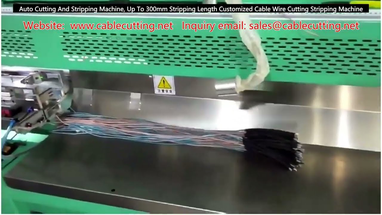 Mesin Pemotong dan Pengupas Kabel Otomatis, Panjang Kupas Hingga 300mm – Kustom Sesuai Kebutuhan