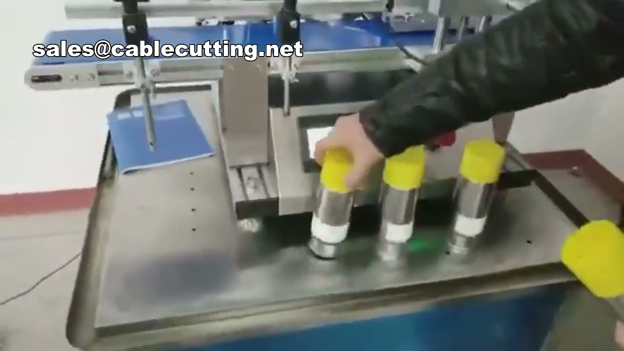 Mesin Labeling Induksi untuk Botol, Kaleng, dan Toples Bundar - Tipe Meja Presisi Tinggi
