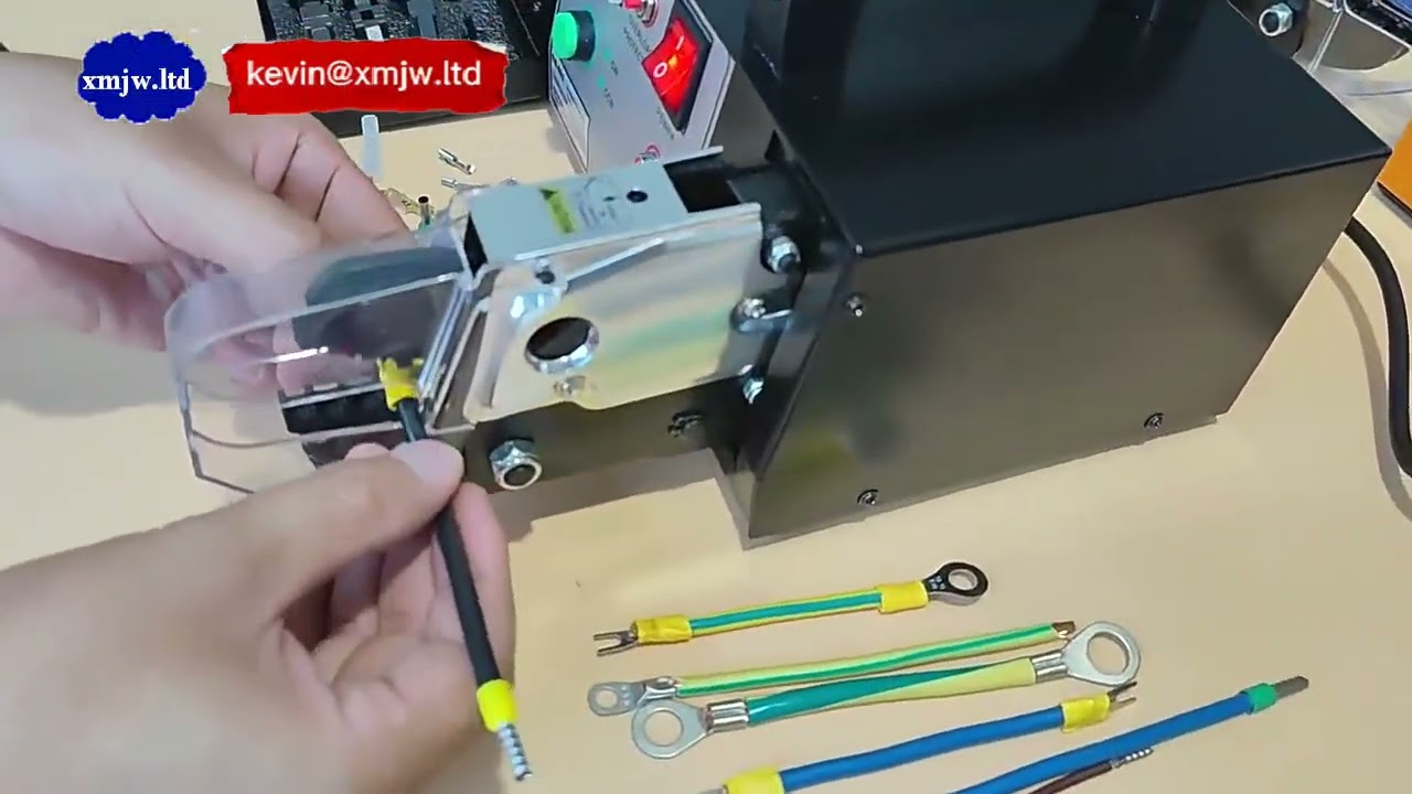 Mesin Crimping Semi Otomatis untuk Terminal Pre-Insulated | Presisi Tinggi