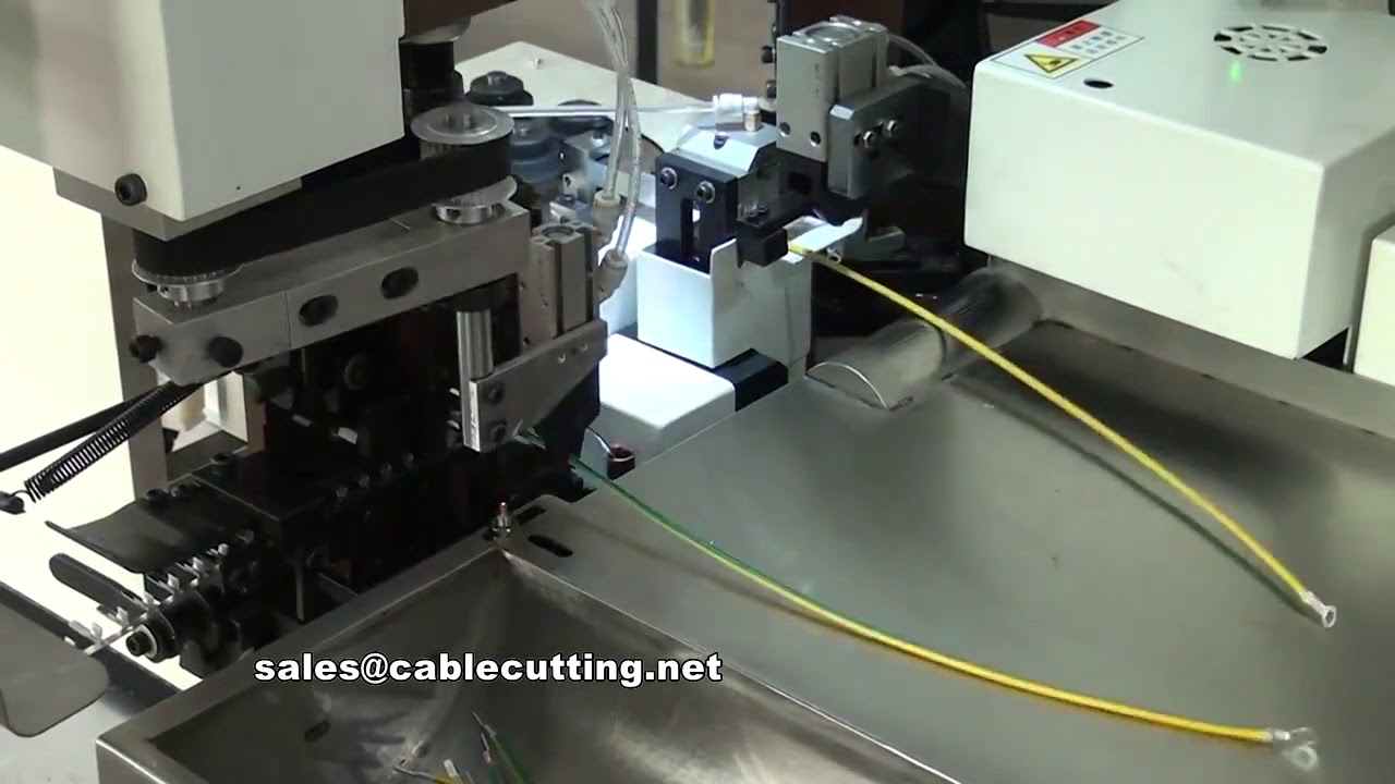 Mesin Kupas Kawat & Crimping Terminal Otomatis 2 Sisi – Efisien & Cepat