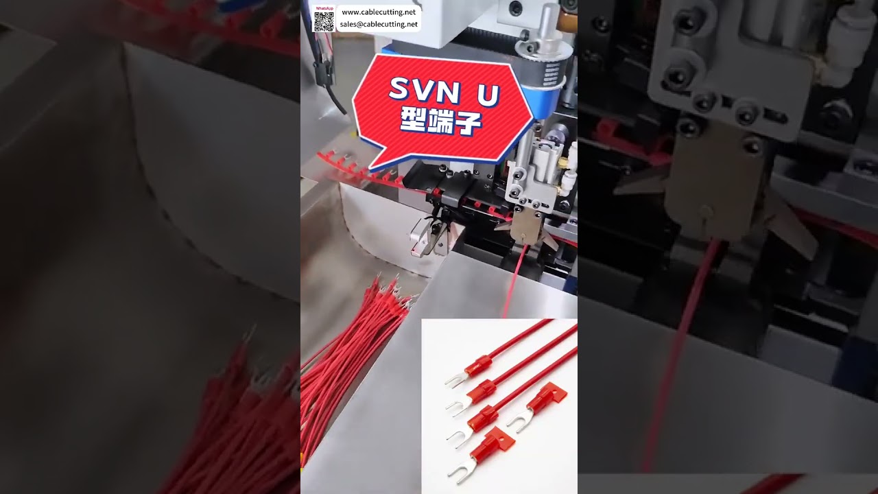 Mesin Crimping Terminal Pre-Insulated Dual Head untuk Pemrosesan Otomatis Wiring Harness EV