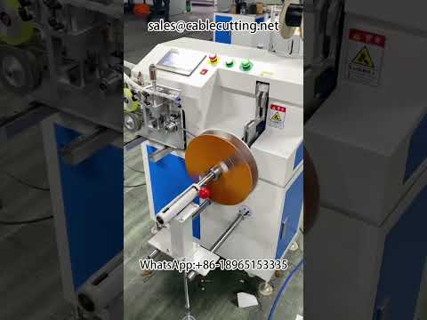 Mesin Gulung dan Ikat Kawat Otomatis dengan Penghitung Meter - Memproses Gulungan Besar Menjadi Kecil