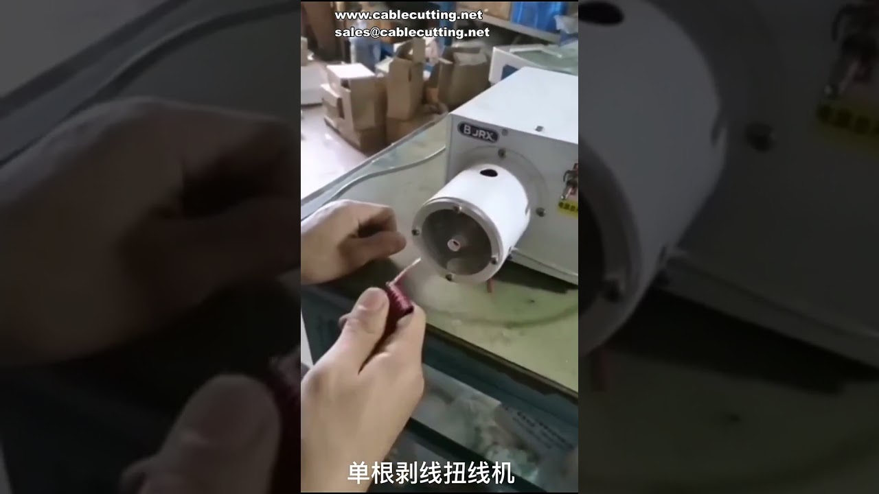 Mesin Pengupas & Pelintir Kabel Gas-Elektrik: Solusi Otomatis untuk Kabel Karet