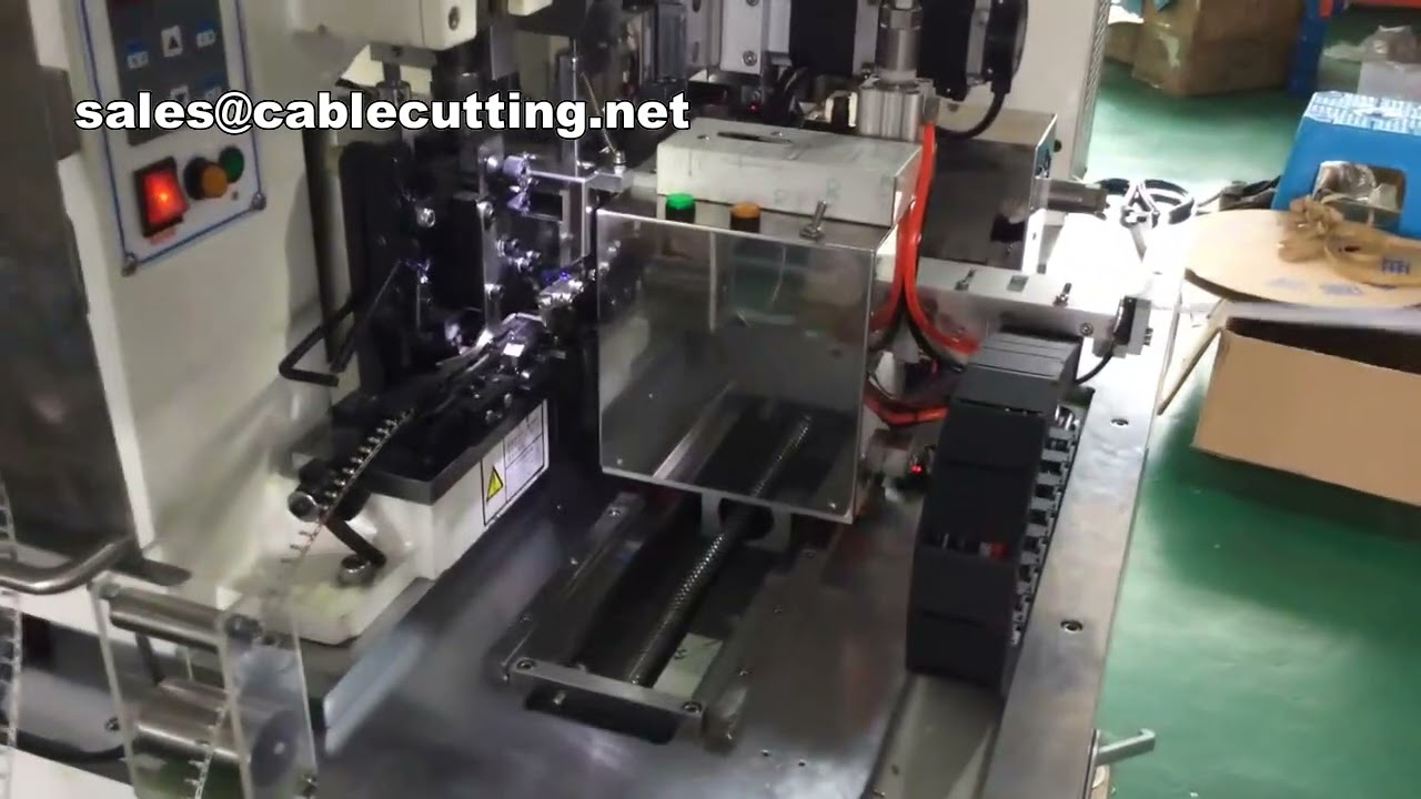 Mesin Crimping Terminal Kabel Datar Otomatis - Presisi Tinggi