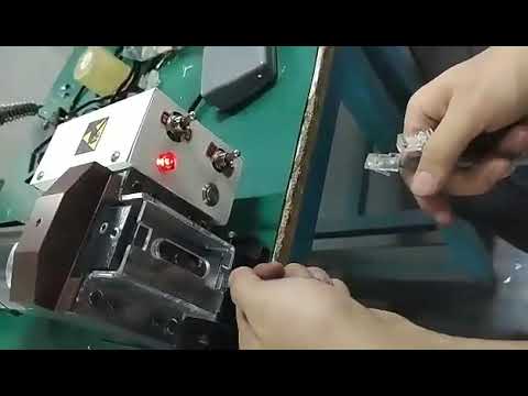 Mini Plug RJ-45 Crimping Machine for CAT-5 CAT-6, Metal 8 Pin Ethernet