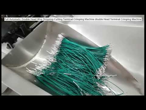 Mesin Crimping Terminal & Pemotong Kawat Otomatis Kepala Ganda Full Automatic
