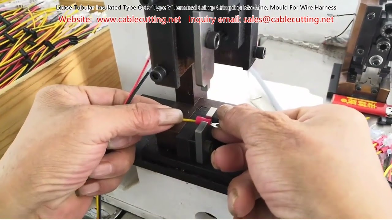 Mesin Crimping Terminal Isolasi Tipe O & Tipe Y untuk Wire Harness | Cetakan Presisi Tinggi