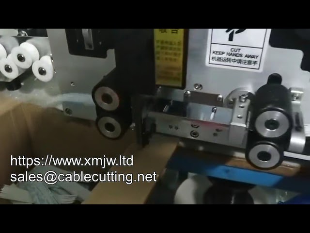 Mesin Potong & Stripping Kabel Ribbon Otomatis WPM 330a 12p dengan Fungsi Pemisahan untuk Kabel Datar