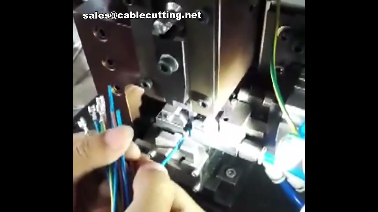 Mesin Crimping Terminal DC & AC dengan Pengupas Kabel Otomatis – Alat Crimp Strip Profesional
