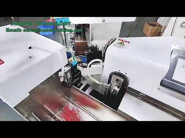 Mesin Crimping Terminal Kawat Otomatis & Tinning Sisi Tunggal – Presisi dan Efisien