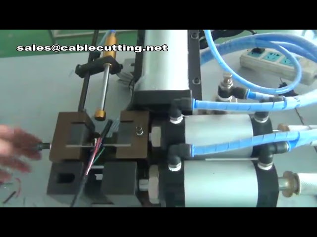 Mesin Pengupas Kabel Jacket Pneumatik | Alat Stripping Kabel Listrik Otomatis
